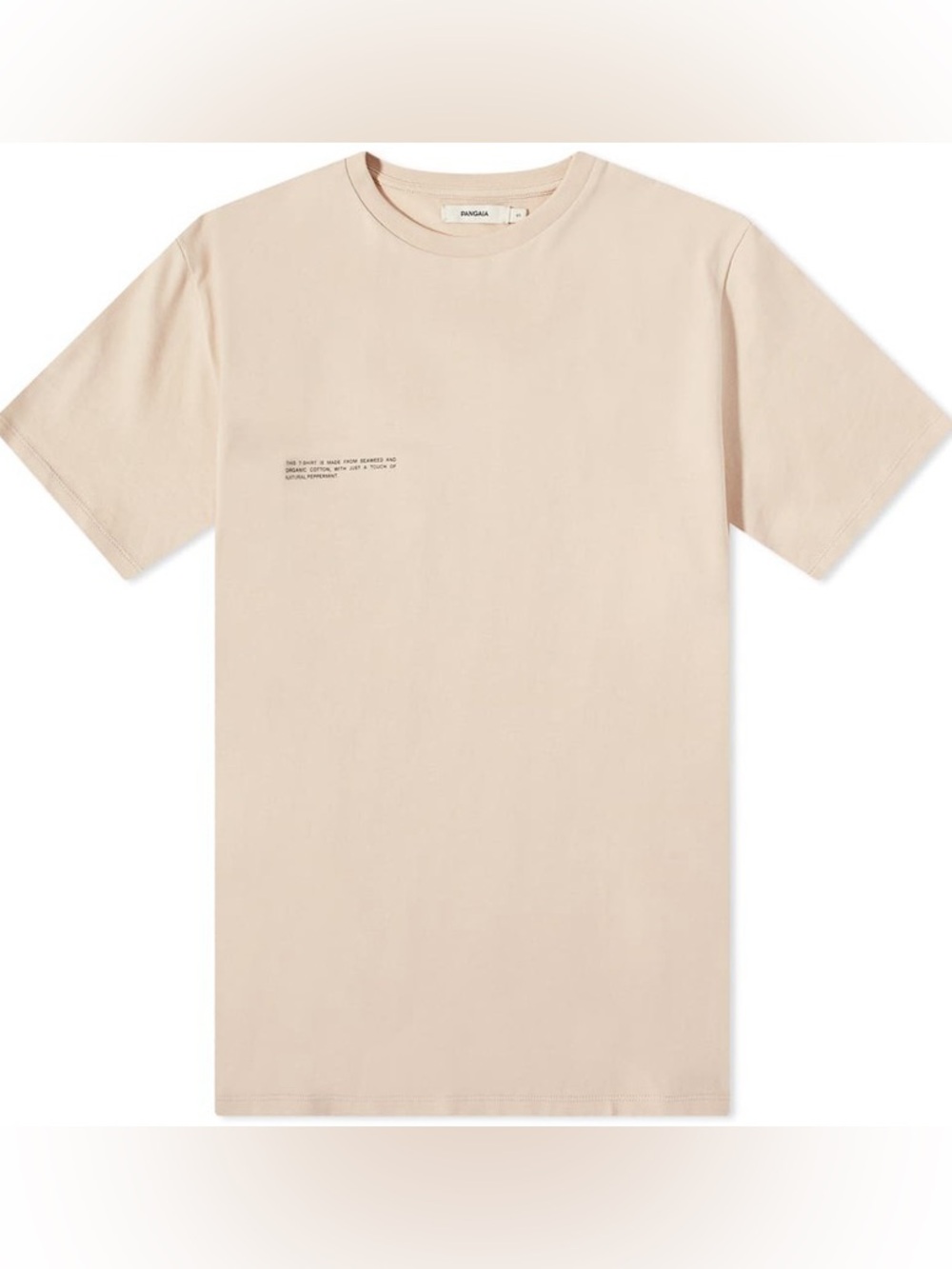 Pangaia Organic Cotton C-Fiber T-Shirt in Sand